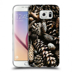 Husa Samsung Galaxy S7 Edge G935 Silicon Gel Tpu Model Pine Cones foto