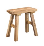 Cumpara ieftin Taburet lemn maro 50 x 24 x 51,5 cm