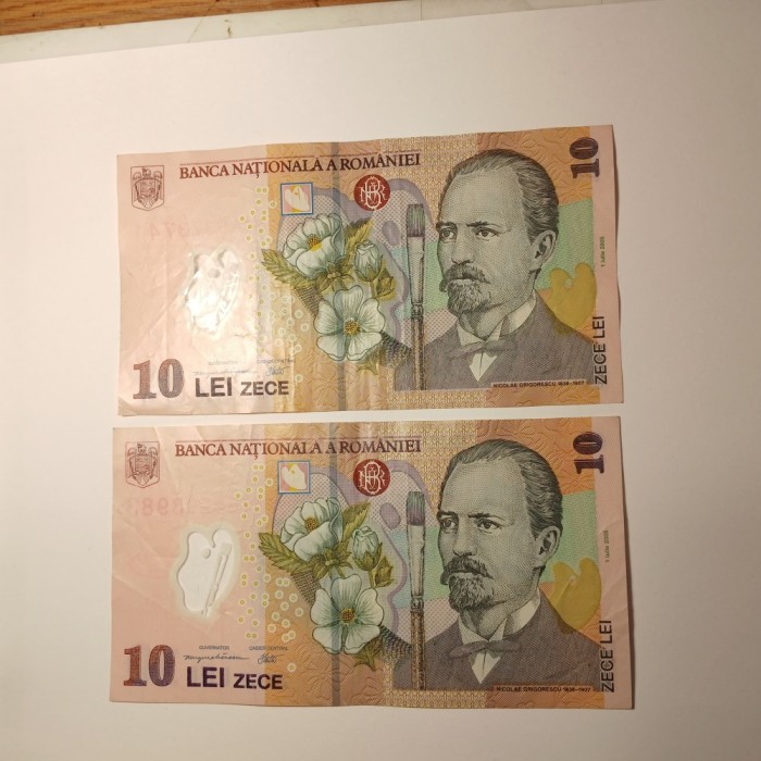 Di.140. Bancnota 10 lei 2005 circulata, stare buna
