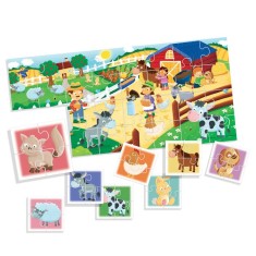 Headu Teacher Tested - 8 si 1 Primul Meu Puzzle Ferma