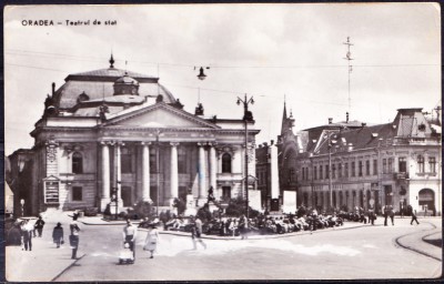 AMS - ILUSTRATA 961 ORADEA - TEATRUL DE STAT, 1963, CIRCULATA foto