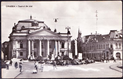 AMS - ILUSTRATA 961 ORADEA - TEATRUL DE STAT, 1963, CIRCULATA foto