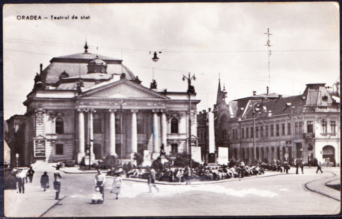 AMS - ILUSTRATA 961 ORADEA - TEATRUL DE STAT, 1963, CIRCULATA