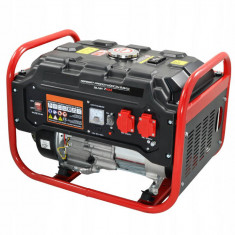 Generator curent 3.5kW 3500W 2x230V 12V motor benzina 7CP (BL160)