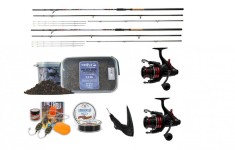 Set feeder cu 2 lansete carp expert distance si 2 mulinete benzar de 6000 -3.6m foto