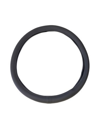 Husa Volan Din Piele Ecologica Perforata Gri 44-48 cm