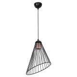 Cumpara ieftin Lustra cu o singura lumina PWL-1192, E27 negru, 24x83 cm