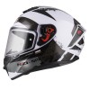 Casca Moto Integrala NZI Trendy Canadian Alba, Marime L (59-60cm), Interior Detasabil, Airflow