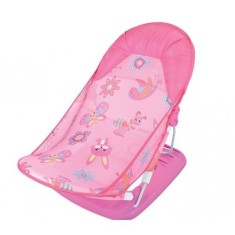 Scaun de baie bebe, cu spatar, pliabil in 3 pozitii,Roz