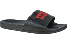 Papuci flip-flop Levi&amp;#039;s Batwing Slide Sandal 228998-756-59 negru foto