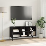 vidaXL Suport TV din stejar negru Stejar negru Placi aglomerate Standard
