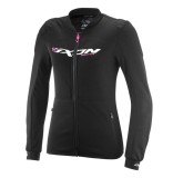 Cumpara ieftin Geaca (jacheta) tip armura motociclete femei Racing/Roadster Ixon vara model Arma LS culoare: negru/alb/roz (geaca tip armura), L
