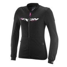 Geaca (jacheta) tip armura motociclete femei Racing/Roadster Ixon vara model Arma LS culoare: negru/alb/roz (geaca tip armura), L