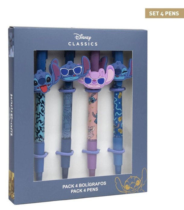 Set de Pixuri 4 Buc. Stitch