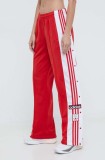 adidas Originals pantaloni de trening Adibreak culoarea roșu, cu imprimeu, IP0620