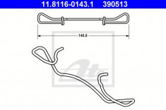 Arc, etrier frana AUDI A4 Avant (8E5, B6) (2001 - 2004) ATE 11.8116-0143.1 foto