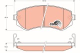 TRW GDB3208 COTEC set placute frana,frana disc