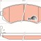 TRW GDB3208 COTEC set placute frana,frana disc