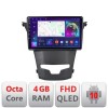 Navigatie Ssangyong Korando 2014-2019 B-1159 Android Ecran QLED octa core 4+64 carplay android auto KIT-1159+EDT-E309V3 CarStore Technology