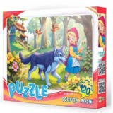 Puzzle 120 piese. Scufita rosie