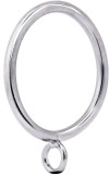 Inele pentru perdele cu diametru interior de 38 mm pentru bare de p&acirc;nă la 32 mm, 72 bucăți &ndash; Nebelnickel