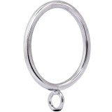 Inele pentru perdele cu diametru interior de 38 mm pentru bare de p&acirc;nă la 32 mm, 72 bucăți &ndash; Nebelnickel