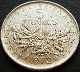 Cumpara ieftin Moneda 5 FRANCI (Francs) - FRANTA, anul 1972 * cod 1723 A, Europa