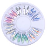 Decorații ovale cu hologramă - set