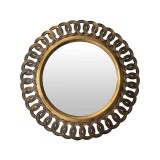 Cumpara ieftin Oglinda Atic Inart in nuanta auriu antic D50,8x5,3cm