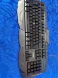 Tastatura Gaming Marvo K400, Iluminata, USB, Antighosting, 10 Taste Multimedia, Negru