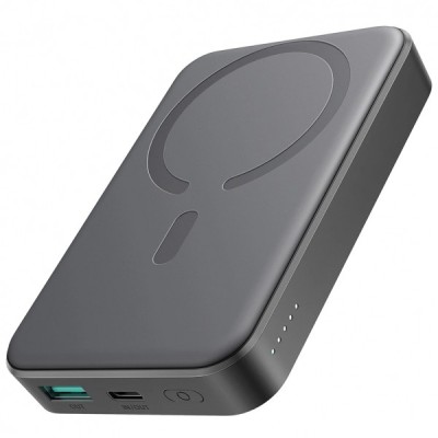 Baterie Externa Wireless Joyroom JR-W020, 10000mAh, 20W, QC + PD + FQI, 1 x QI - 1 x USB-A - 1 x USB-C, Neagra foto