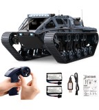 Cumpara ieftin Tanc militar pentru copii, Mostop MT01, RC 1/16 High Speed, 4GHz, Offroad Crawler, Drift 360&deg;, cu 2 acumulatori, telecomanda