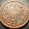 Moneda istorica 10 CENTESIMI - ITALIA REGAT, anul 1866 M * cod 4179