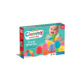 Set de construit, Clementoni, Soft Clemmy, 10 cuburi, 6 luni+, Multicolor