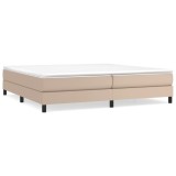 Cumpara ieftin Cadru de pat, cappuccino, 200x200 cm, piele ecologica