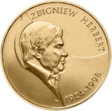 POLONIA 2 ZLOTI / ZLOTE 2008 , ZBIGNIEW HERBERT, XF+/ a UNC , KM 634