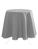 Fata De Masa Nelson 180cm Diametru, Culoare Gri, 100% Poliester