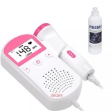 Monitor Doppler fetal pentru gravide cu gel ultrasunete inclus, ZEQAS, fara radiatii, monitorizarea functiilor vitale fat intrauterin, detectarea bata