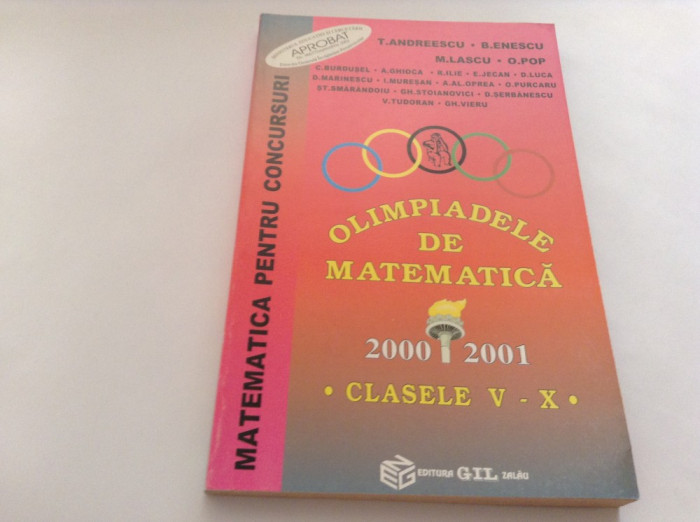 Olimpiadele de matematica 2000--2001 Clasele V-X TITU ADTEESCU --P8