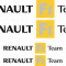 Sticker Auto Stickere Renault F1 Team - Set