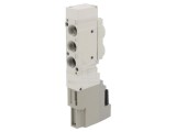 Ventil electromagnetic SMC 5/2 monostabil aluminiu 1,5-7 bar IP65 24V DC