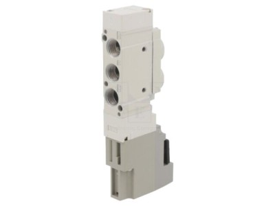 Ventil electromagnetic SMC 5/2 monostabil aluminiu 1,5-7 bar IP65 24V DC foto