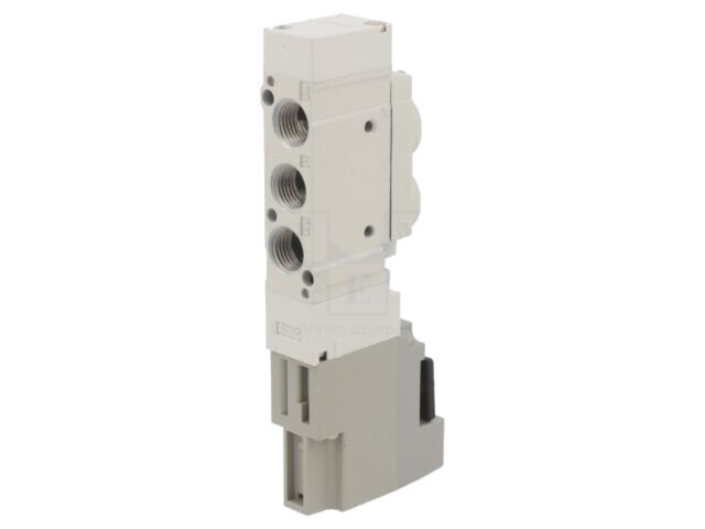 Ventil electromagnetic SMC 5/2 monostabil aluminiu 1,5-7 bar IP65 24V DC