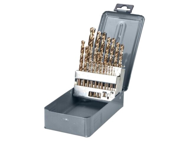 Set burghie PROLINE 19 bucăți pentru metal și oțel HSS-Co