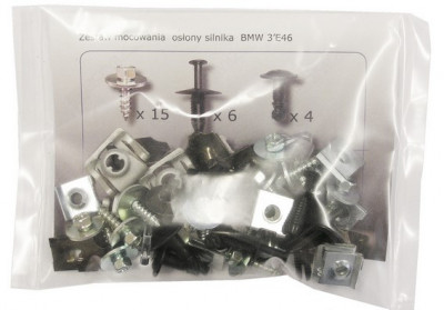 Kit Montaj Scut Motor Romix Bmw Seria 3 E46 1998-2005 ROM 90211 foto