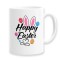 Cana alba personalizata &quot;Happy Easter&quot;, INOVATIX&reg;. 330ml
