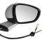 Oglinda exterioara Citroen C4 Picasso, 06.2013-, Dreapta, reglare electrica; grunduit; incalzita; geam convex; cromat; senzor temperatura; pliere ele