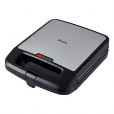 Sandwich maker 2 in 1 Zokura, 1400 W, 4 felii, 25 x 21 cm, Negru