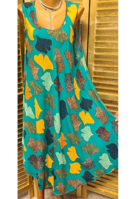 Rochie Vascoza fără m&acirc;neci cod 001Marimea