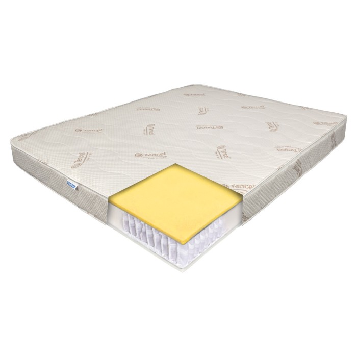 Saltea de Pat Ortopedica, Tencel Air Hybrid 3+12+3, Doua Fete, 90x190